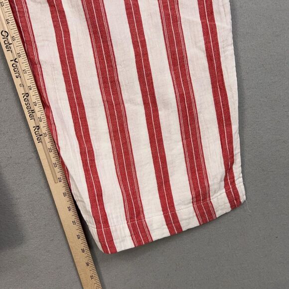 Old Navy Pants Womens 2X Red White Striped High Rise Wide Leg Comfort Waist - Picture 14 of 16